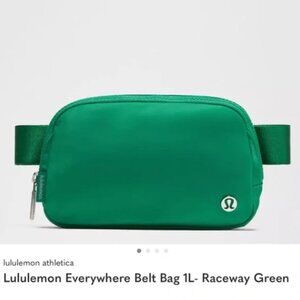 NWT Lululemon Everywhere Belt Bag 1L Green